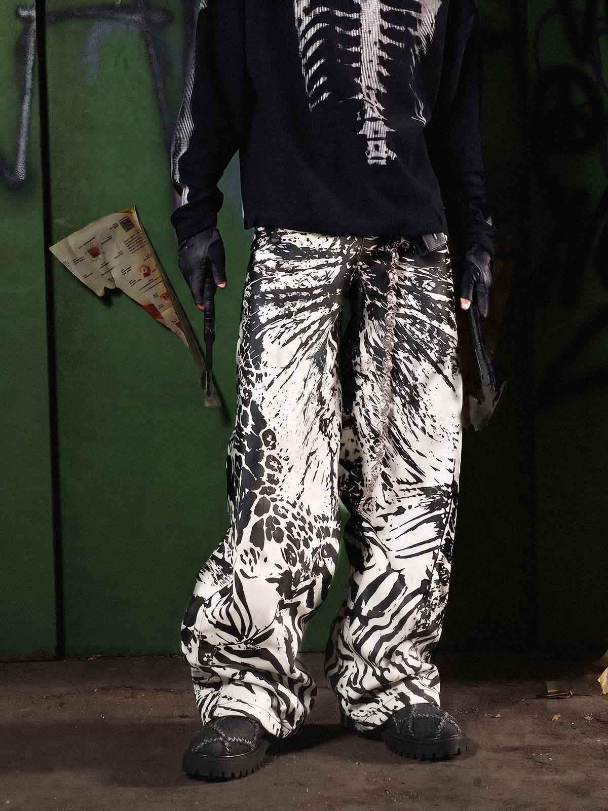 Derbies noires texturées à semelle crantée – vue 2