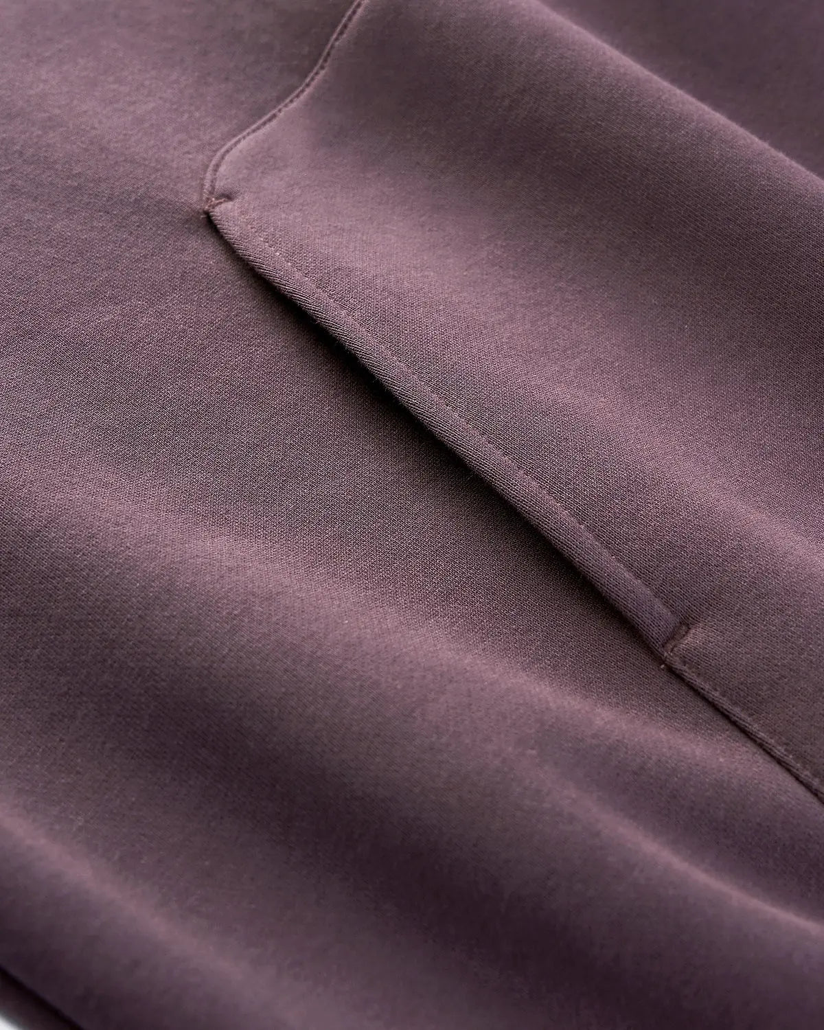 Sweat à capuche uni coupe boxy en molleton – vue 8