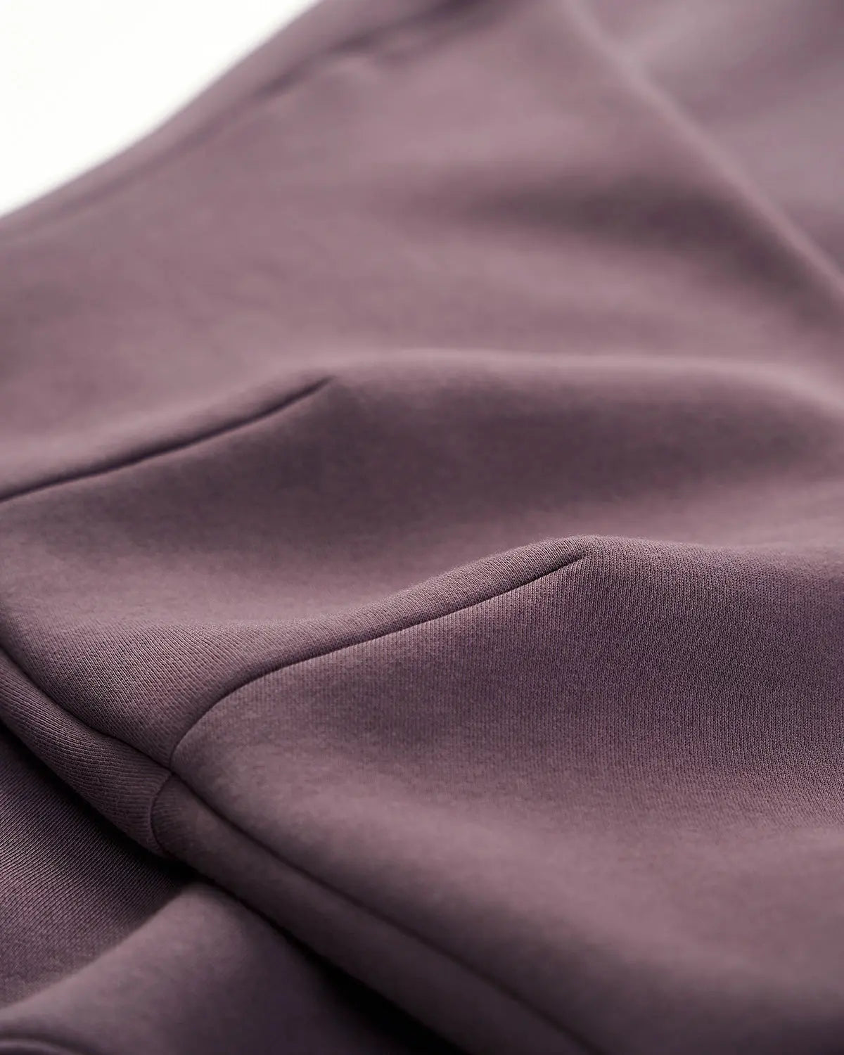 Sweat à capuche uni coupe boxy en molleton – vue 9