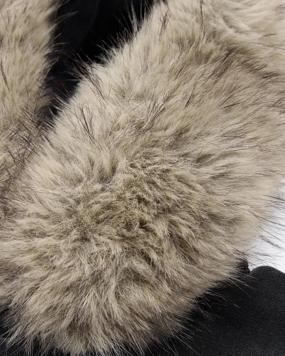 Sweat zippé délavé à capuche bordée de fausse fourrure – vue 13