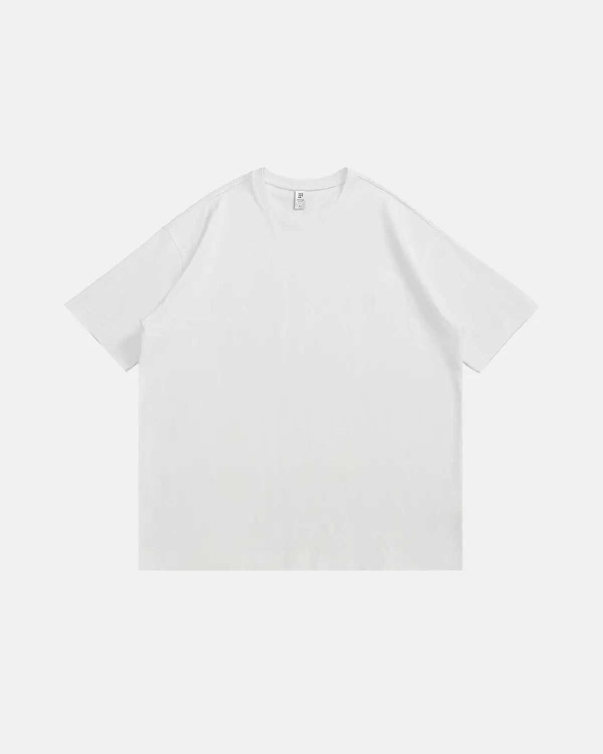 T-shirt uni oversize en coton épais – vue 5