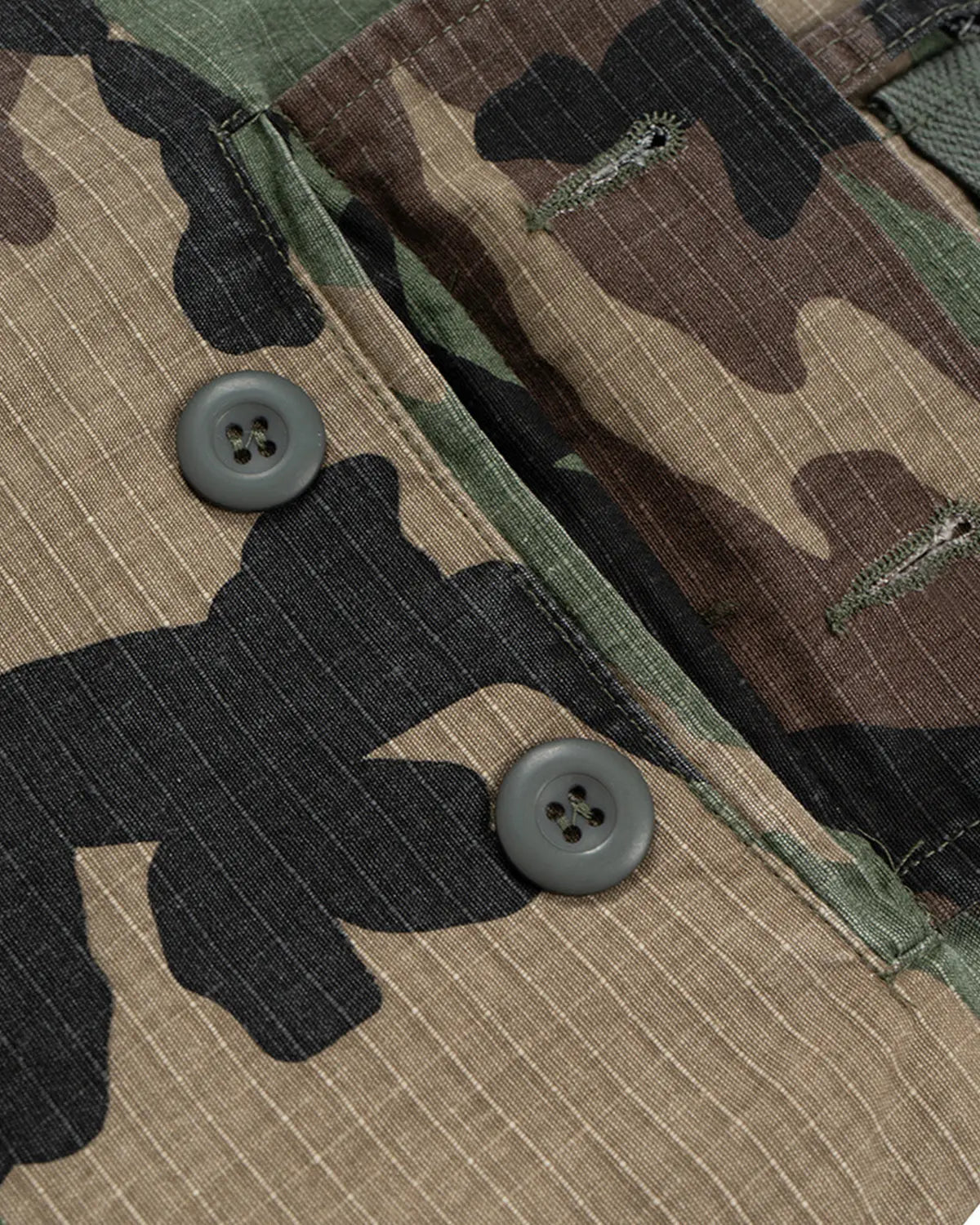 Bermuda cargo long à motif camouflage – vue 7