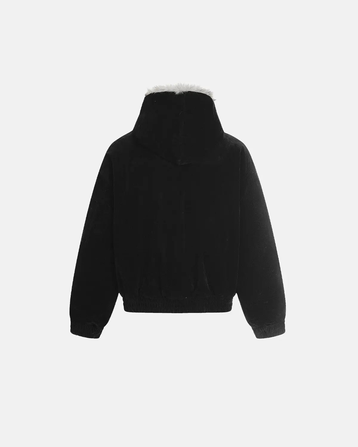 Blouson à attaches métalliques et fausse fourrure – vue 2