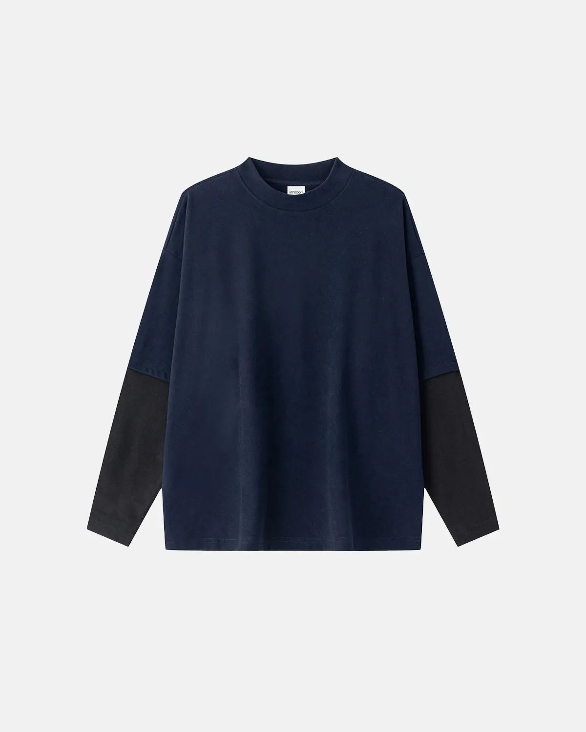T-shirt oversize à manches longues contrastées – vue 11