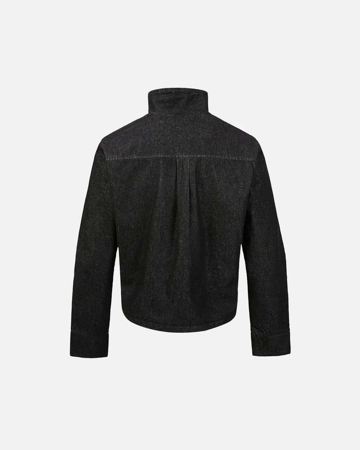 Veste en jean courte à boutons asymétriques – vue 8
