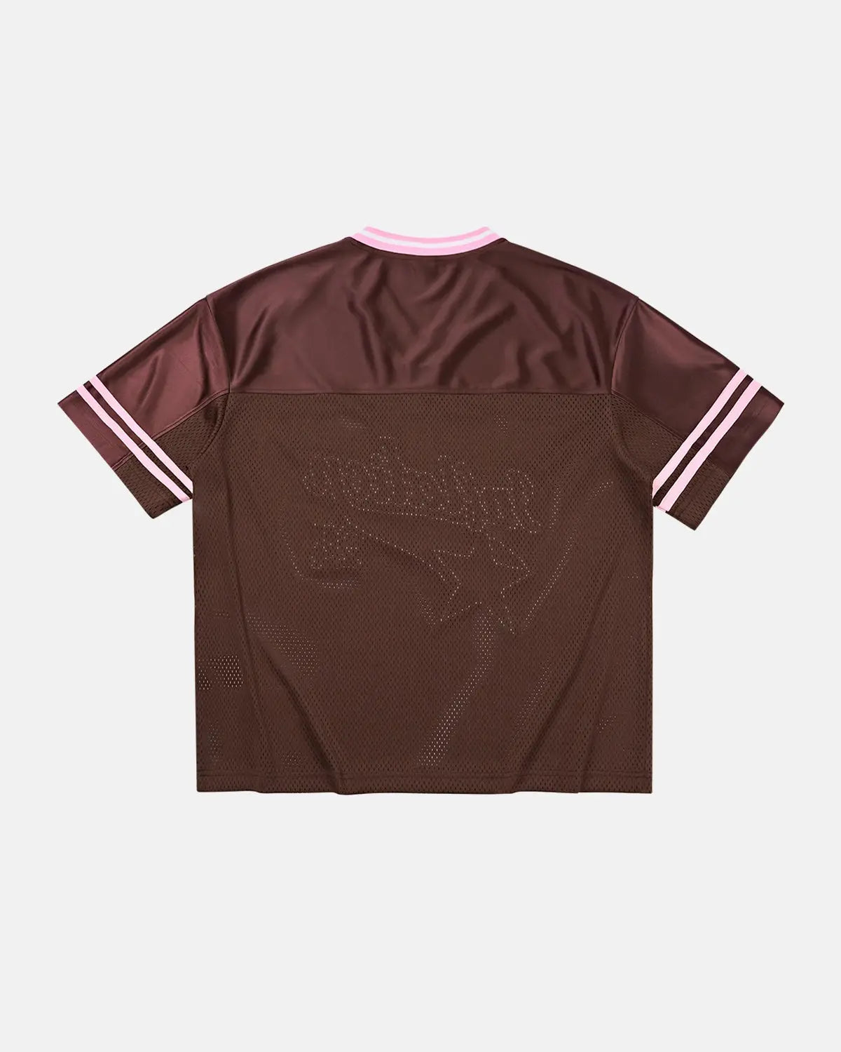Maillot en mesh à col V et imprimé graphique – vue 4