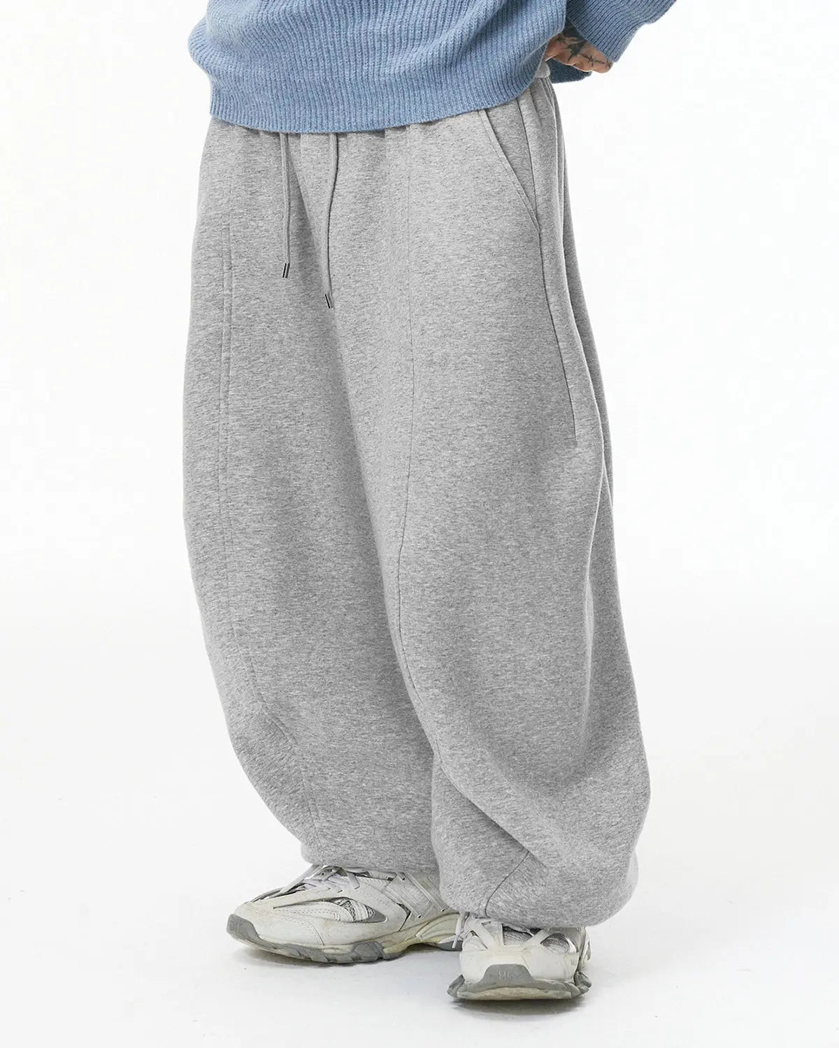Pantalon de jogging baggy à taille élastique – vue 3