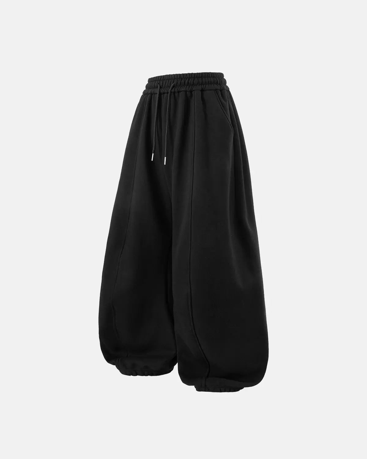 Pantalon de jogging baggy à taille élastique – vue 5