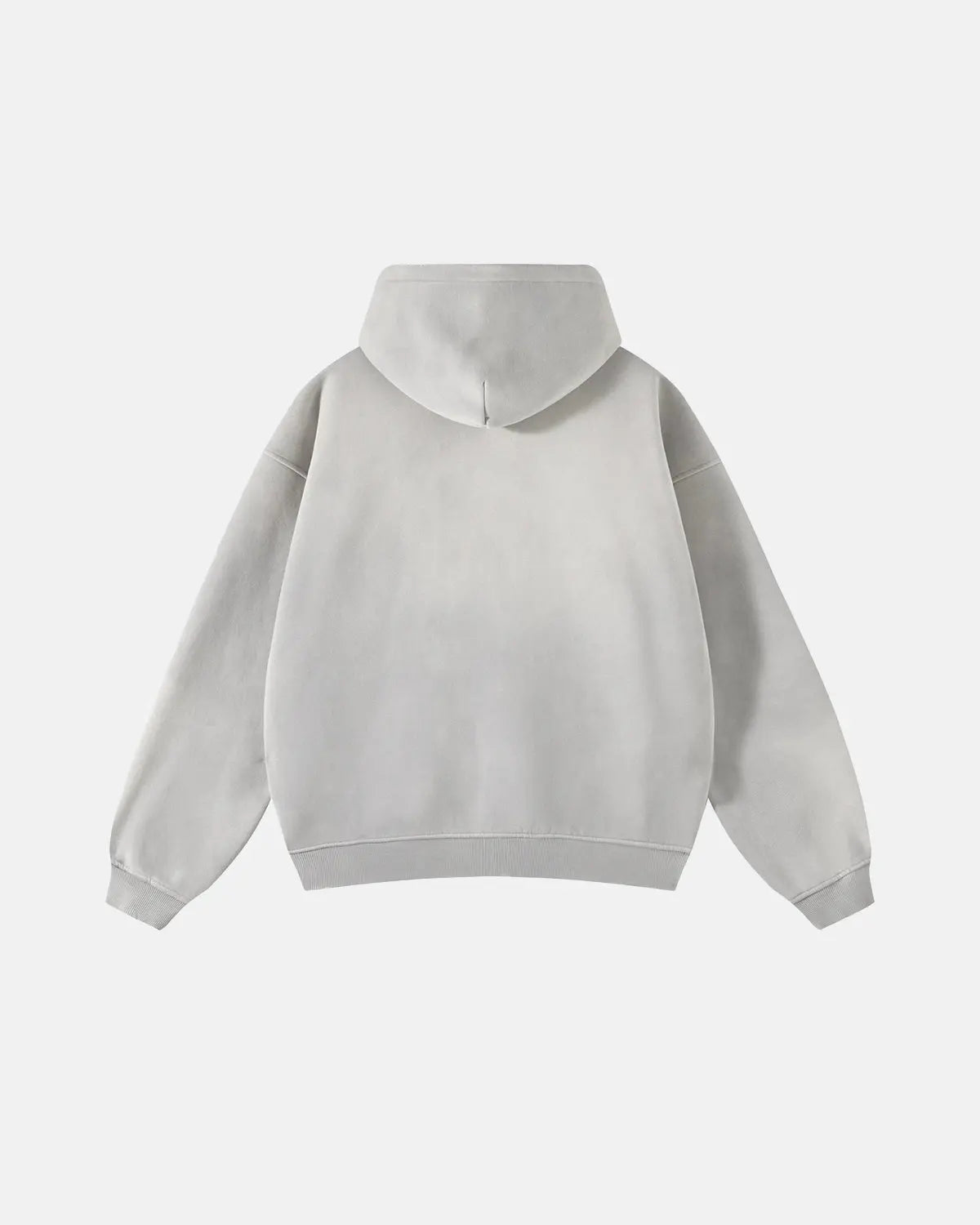 Sweat à capuche zippé délavé à finitions usées – vue 14