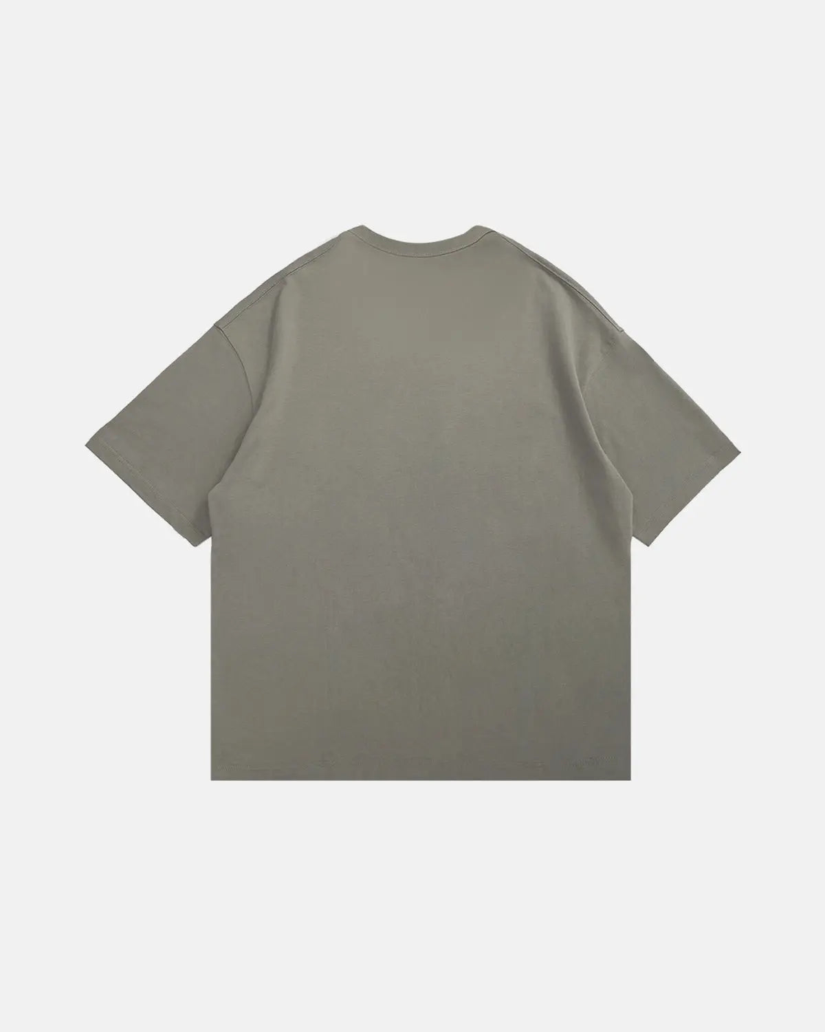T-shirt uni oversize en coton épais – vue 2